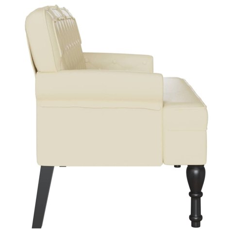 FOTEL CHESTERFIELD KREMOWY 119.5X64.5X75CM