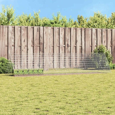 KLATKA DLA KRÓLIKA SREBRNY 215X100X85CM STAL GALWANIZOWANA