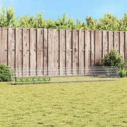 KLATKA DLA KRÓLIKA SREBRNY 650X55X55CM STAL GALWANIZOWANA