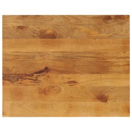 BLAT STOŁU 90X80X2,5CM PROSTOKĄTNY LITE DREWNO MANGO