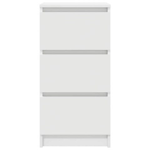 KOMODA BIAŁA 37,5X35X76CM DREWNO KLEJONE