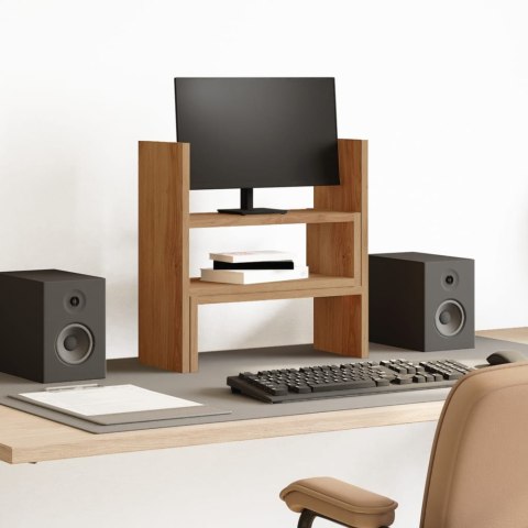 VidaXL Organizer na biurko, regulowany, dąb artisian, 40x17x41 cm