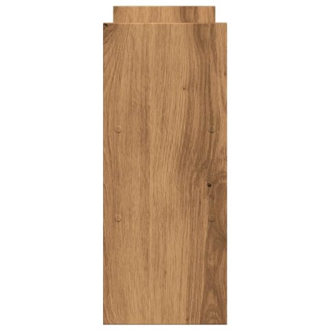 VidaXL Organizer na biurko, regulowany, dąb artisian, 40x17x41 cm