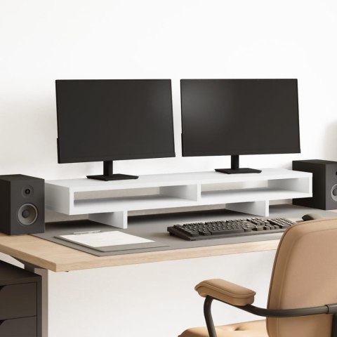 PODSTAWKA POD MONITOR BIAŁA 100X27X15CM