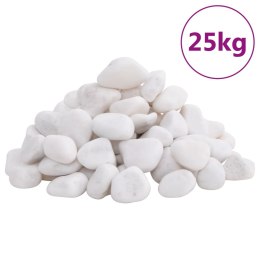 POLEROWANE KAMYKI 25KG BIAŁE 2-5CM