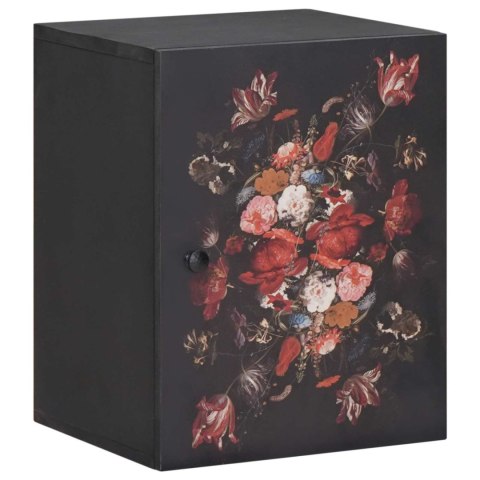 SZAFKA WISZĄCA WIELOKOLOROWE 38X33,5X48CM DREWNO Z MANGO