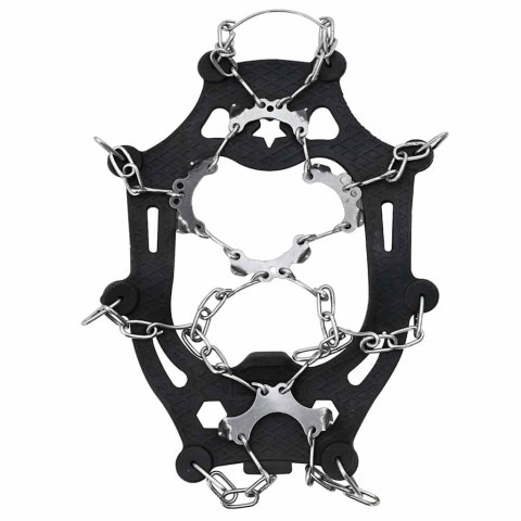 RACZKI Z KOLCAMI NAKŁADKI NA BUTY TURYSTYCZNE CZARNE ROZMIAR L 41-44,5cm