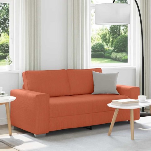 VidaXL Sofa dwuosobowa, czerwono-pomarańczowa, 140 cm