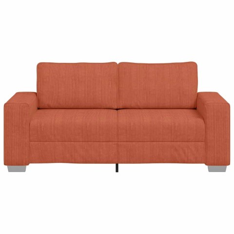 VidaXL Sofa dwuosobowa, czerwono-pomarańczowa, 140 cm