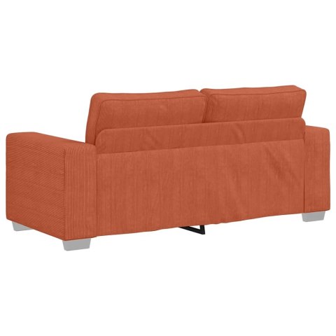 VidaXL Sofa dwuosobowa, czerwono-pomarańczowa, 140 cm