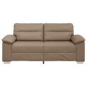 VidaXL 2-osobowa sofa Cappuccino 140 cm ze skóry ekologicznej