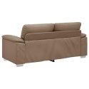 VidaXL 2-osobowa sofa Cappuccino 140 cm ze skóry ekologicznej