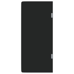 PRZEGRODA PISUAROWA CZARNA 90X40CM SZKŁO HARTOWANE