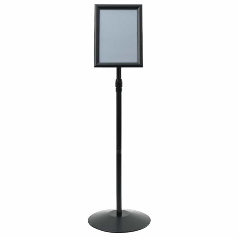 STOJAK NA PLAKATY CZARNY A4 ALUMINIUM I PVC