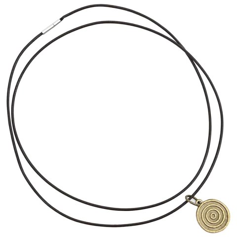 VidaXL Sznur skórzany Ciemny brąz Ø1,5 mm x 50 m Skóra