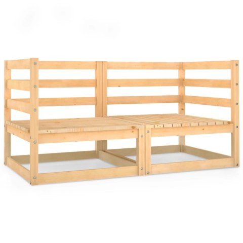 2-OSOBOWA SOFA OGRODOWA DREWNO SOSNOWE