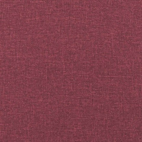 VidaXL Fotel z podnóżkiem, winna czerwień, obity tkaniną