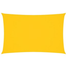 VidaXL Prostokątny żagiel ogrodowy, tkanina Oxford, 5x8 m, żółty