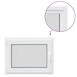 OKNO PIWNICZNE RISOR 80X60CM UCHYLNO-ROZWIERNE DIN LEWE BIAŁE