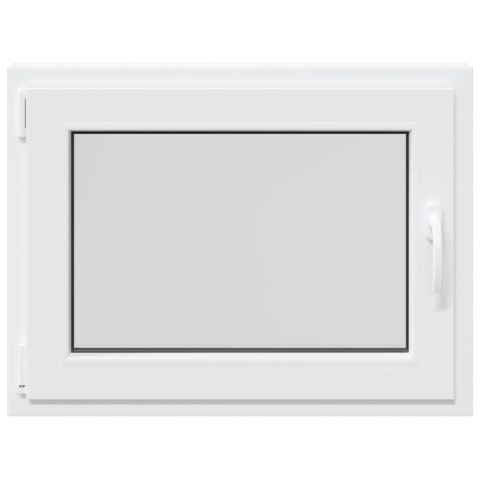 OKNO PIWNICZNE RISOR 80X60CM UCHYLNO-ROZWIERNE DIN LEWE BIAŁE