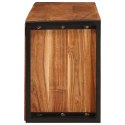 REGAŁ NA WINO BRĄZOWY 100X45X33CM LITE DREWNO AKACJI