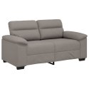 VidaXL Sofa 2-osobowa Taupe 120 cm Tkanina