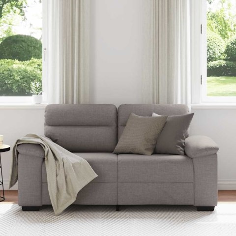 VidaXL Sofa 2-osobowa Taupe 120 cm Tkanina