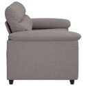 VidaXL Sofa 2-osobowa Taupe 120 cm Tkanina