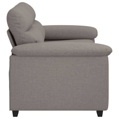 VidaXL Sofa 2-osobowa Taupe 120 cm Tkanina
