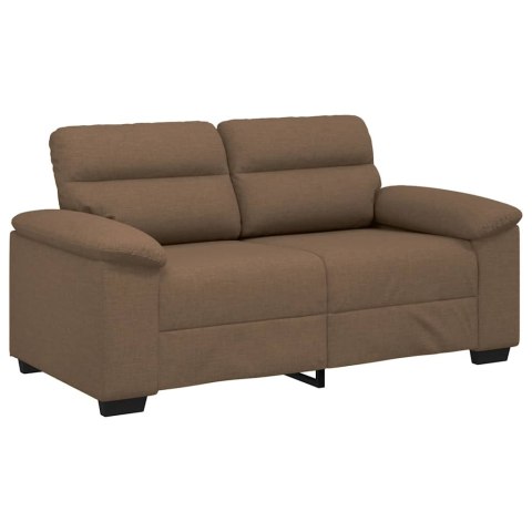 VidaXL Sofa 2-osobowa brązowa 120 cm tkanina