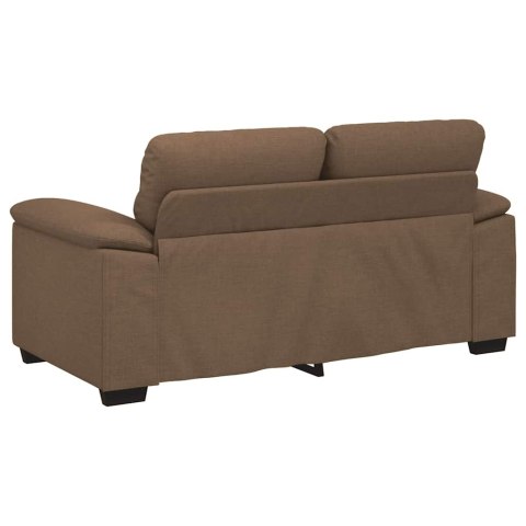 VidaXL Sofa 2-osobowa brązowa 120 cm tkanina