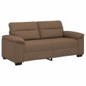 VidaXL Sofa 2-osobowa, brązowa, 140 cm, tkaniną