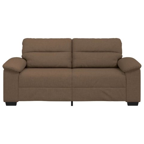 VidaXL Sofa 2-osobowa, brązowa, 140 cm, tkaniną
