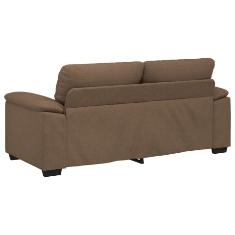VidaXL Sofa 2-osobowa, brązowa, 140 cm, tkaniną