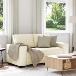 VidaXL | Sofa | z poduszką z poduszką Beżowy 160 x 77 x 82 cm Płótno