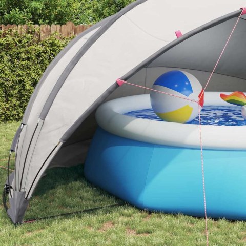 KOPUŁA BASENOWA SZARY I POMARAŃCZOWY 546X516X250CM