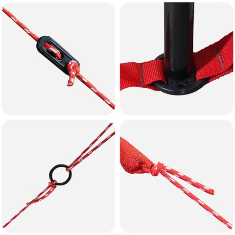 NAMIOT TEEPEE Z DACHEM NIEBIESKI I SZARY 490X410X210CM