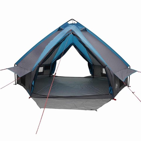 NAMIOT TEEPEE Z DACHEM NIEBIESKI I SZARY 490X410X210CM