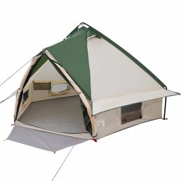 NAMIOT TEEPEE Z DACHEM ZIELONY I SZARY 490X410X210CM