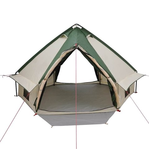 NAMIOT TEEPEE Z DACHEM ZIELONY I SZARY 490X410X210CM