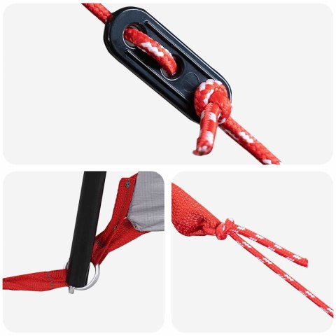 NAMIOT DOMEK Z DACHEM NIEBIESKI I SZARY 333X317X194CM