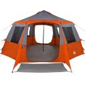 NAMIOT DOMEK Z DACHEM SZARY I POMARAŃCZOWY 500X500X294CM