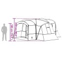 NAMIOT RODZINNY SZARY I POMARAŃCZOWY 760X645X230CM