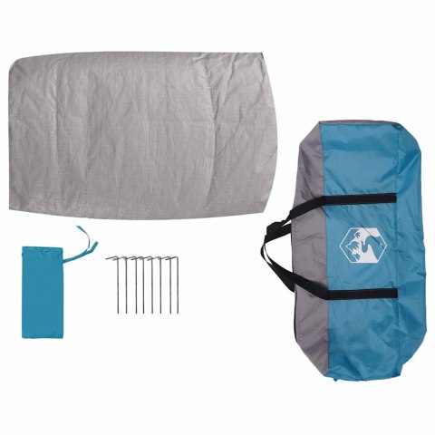 NAMIOT WEWNĘTRZNY Z DACHEM NIEBIESKI I SZARY 300X300X250CM