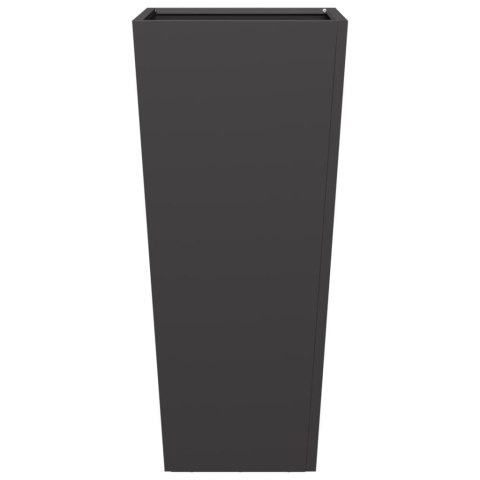 DONICA OGRODOWA CZARNA 35X35X75CM STALOWA