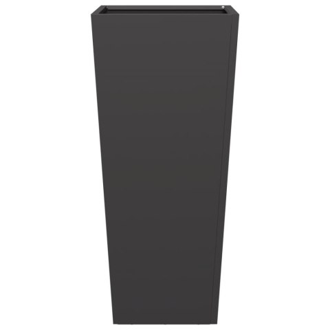 DONICA OGRODOWA CZARNA 35X35X75CM STALOWA