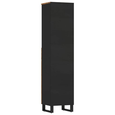 SZAFKA ŁAZIENKOWA 38X33X160CM LITE DREWNO MANGO