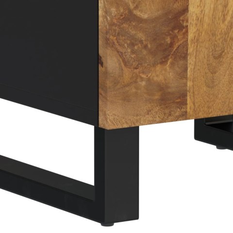 SZAFKA ŁAZIENKOWA 38X33X160CM LITE DREWNO MANGO