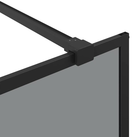 ŚCIANA PRYSZNICOWA TYPU WALK-IN CZARNY 80X195CM