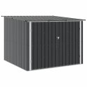 SHED NA ROWER 3 SZT. ANTRACYT 215X206X157CM METAL